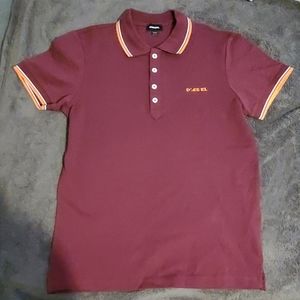 Diesel Maroon Polo Shirt